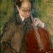 Pablo Casals Playing Cello (Portret van Pablo Casals)